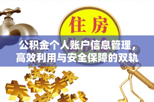 雅江公积金个人账户信息管理，高效利用与安全保障的双轨并行