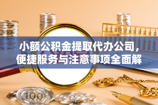 雅江小额公积金提取代办公司，便捷服务与注意事项全面解析