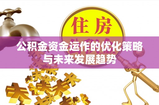 雅江公积金资金运作的优化策略与未来发展趋势