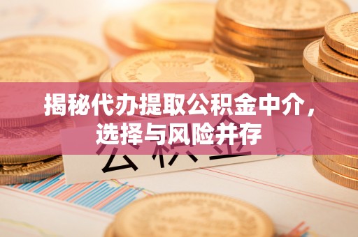 雅江揭秘代办提取公积金中介，选择与风险并存