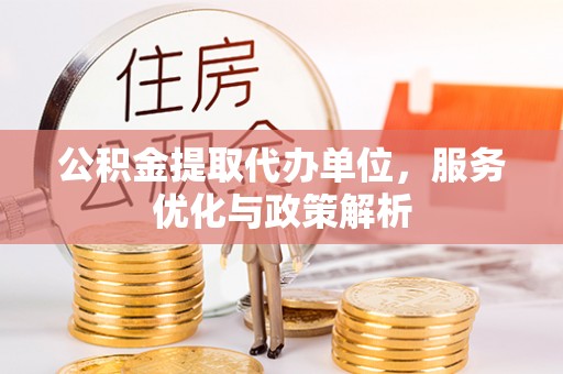 雅江公积金提取代办单位，服务优化与政策解析