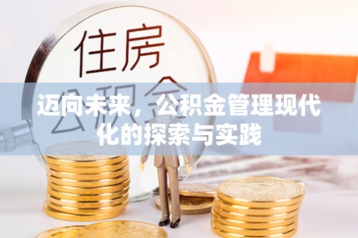 雅江迈向未来，公积金管理现代化的探索与实践