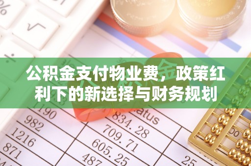 雅江公积金支付物业费，政策红利下的新选择与财务规划